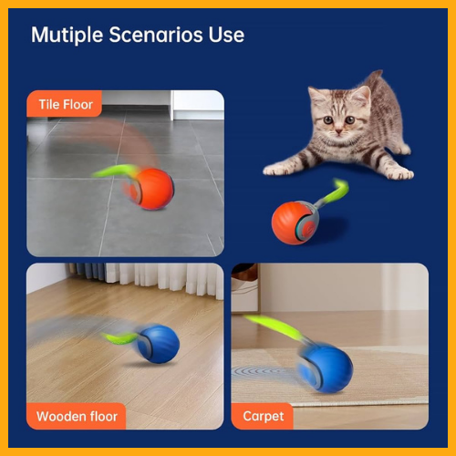 Interactive Rechargeable Cat & Dog Toy Ball®