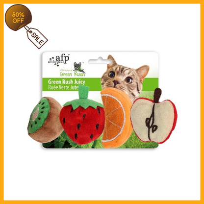 All For Paws Catnip Toys 3D Fruit Stimulates®