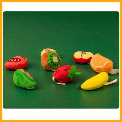 All For Paws Catnip Toys 3D Fruit Stimulates®