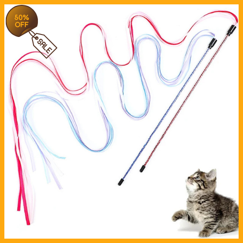 Interactive Cats Toys Long Satin Ribbon®